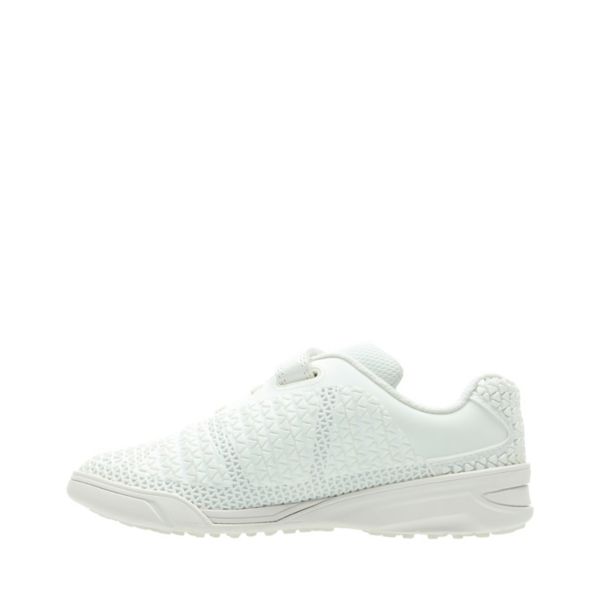 Clarks Girls Award Blaze Kid Trainers White | CA-4763921